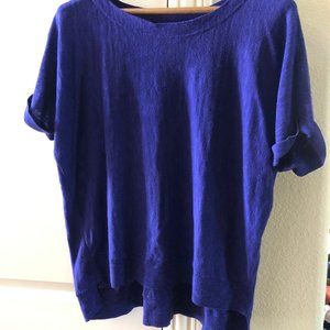 Eileen Fisher Purple Linen Sweater - Large